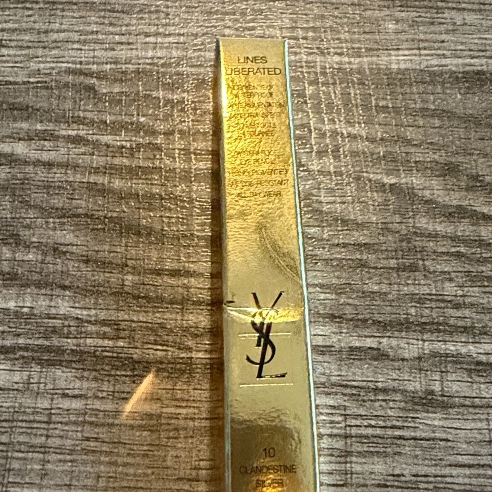Yves Saint Laurent Waterproof Eye Pencil #10 Clandestine Silver NIB